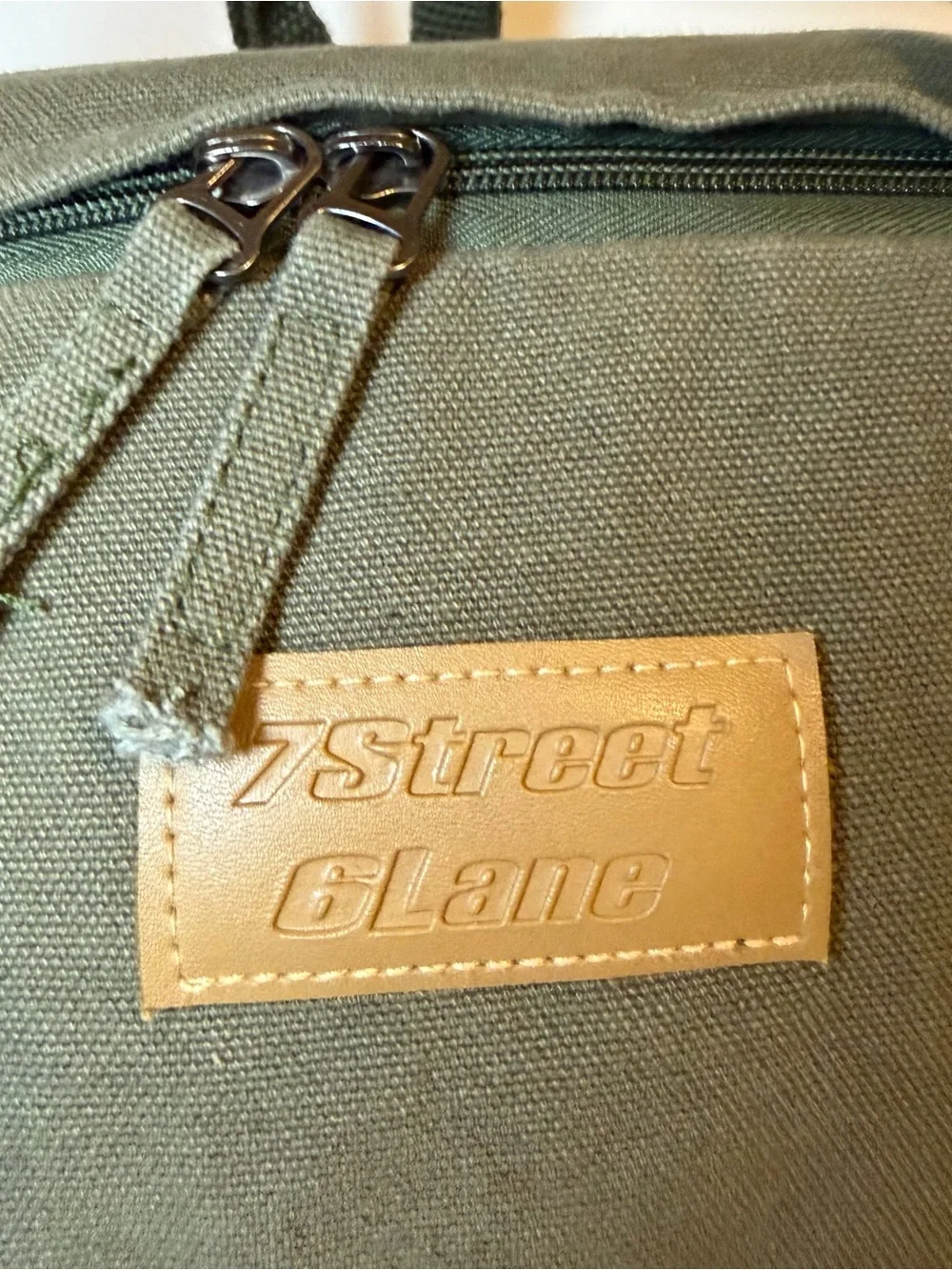 Olive Canvas Backpack - Men's Everyday Bag